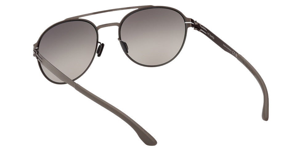 ic! berlin IC0212 LORIS 02B 55 - Matte Black / Gradient Smoke #id:ic021202b_s:100115