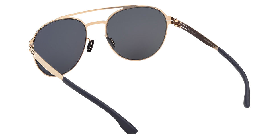 ic! berlin IC0212 LORIS 28A 55 - Matte Sandblasted Dark Ruthenium / Smoke #id:ic021228a_s:102115