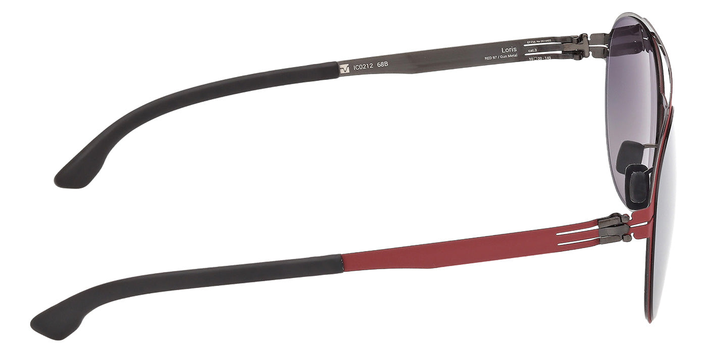 ic! berlin IC0212 LORIS 68B 55 - White/Texture / Gradient Smoke #id:ic021268b_s:104130