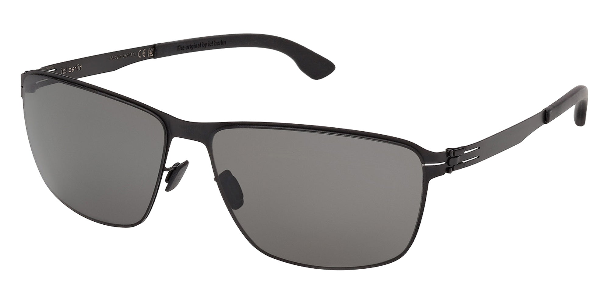 ic! berlin IC0213 02D 61 - Matte Black / Smoke Polarized 02D #id:ic021302d_s:100105