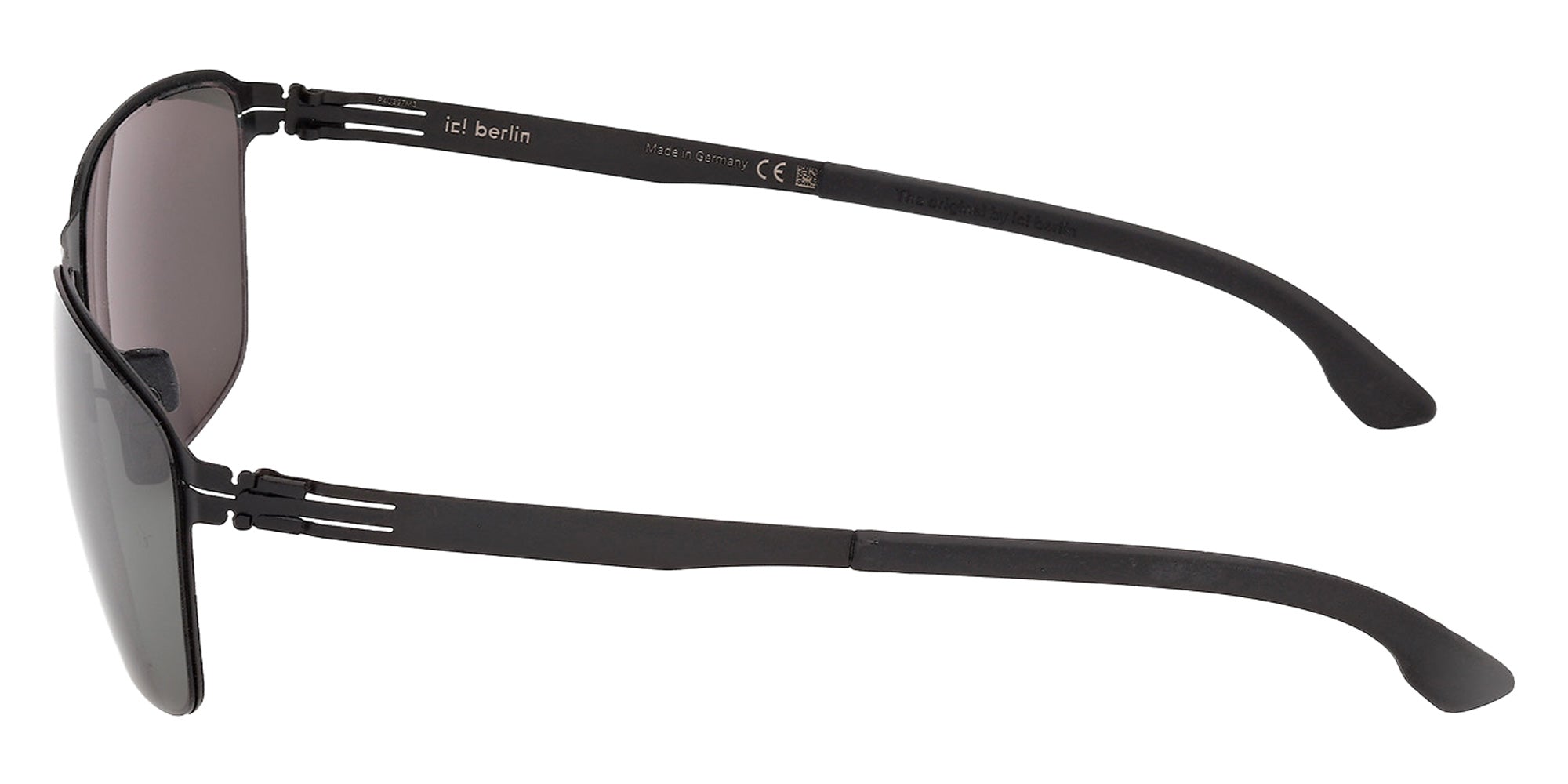 ic! berlin IC0213 02D 61 - Matte Black / Smoke Polarized 02D #id:ic021302d_s:100110