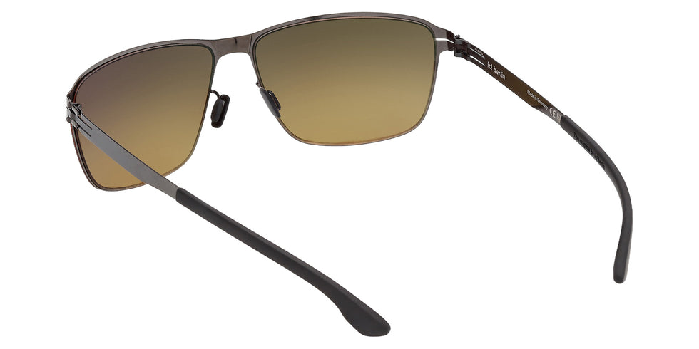 ic! berlin IC0213 08R 61 - Black/Horn / Green Polarized 08R #id:ic021308r_s:102115