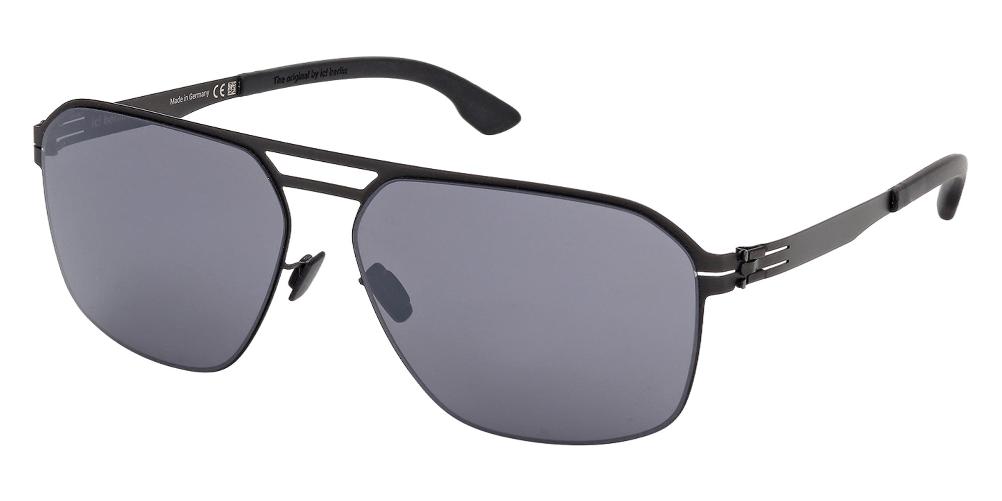 ic! berlin IC0214 02A 62 - Matte Black / Smoke 02A #id:ic021402a_s:100105