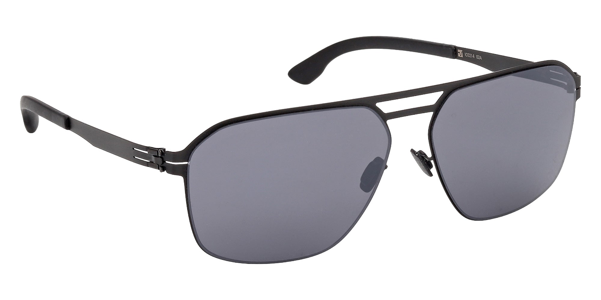 ic! berlin IC0214 02A 62 - Matte Black / Smoke 02A #id:ic021402a_s:100135