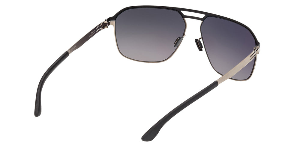 ic! berlin IC0214 RASMUS 05B 62 - Black/Monocolor / Gradient Smoke #id:ic021405b_s:100125