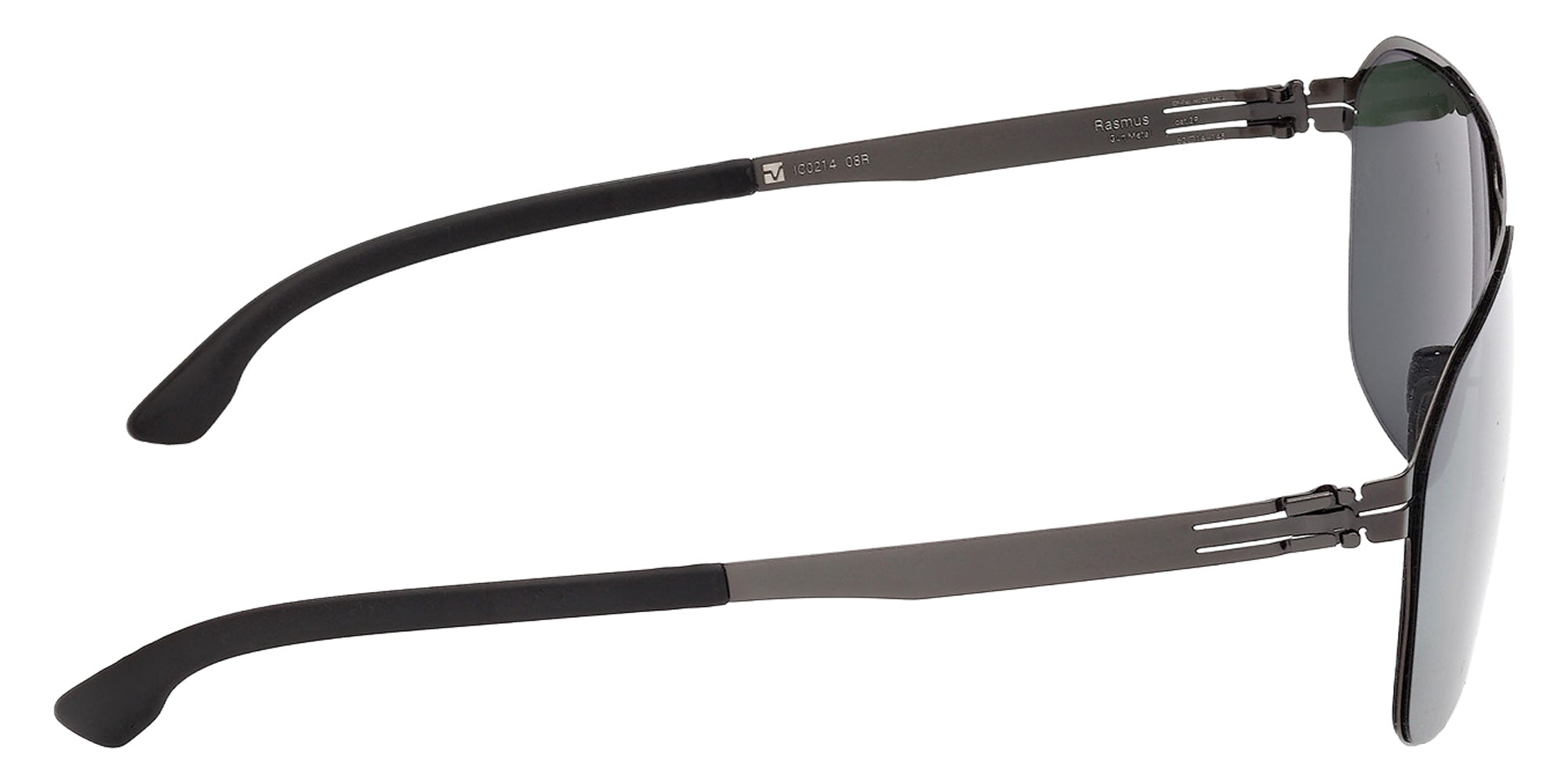 ic! berlin IC0214 08R 62 - Black/Horn / Green Polarized 08R #id:ic021408r_s:102130