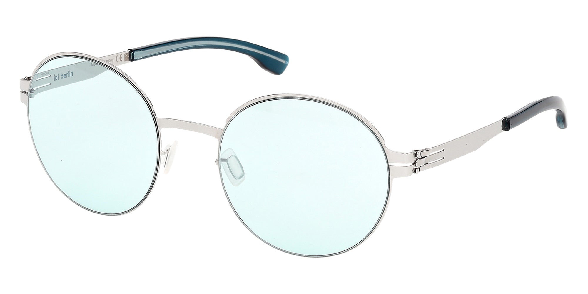 ic! berlin IC0215 20V 53 - Matte Antiqued Gunmetal / Blue Photochromic 20V #id:ic021520v_s:102105