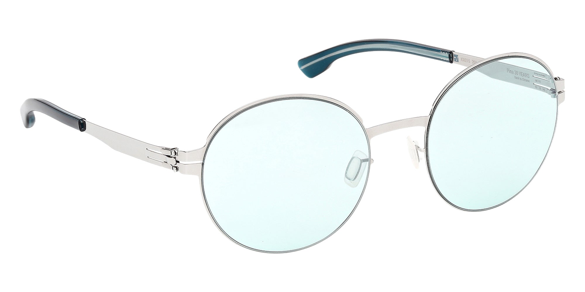 ic! berlin IC0215 20V 53 - Matte Antiqued Gunmetal / Blue Photochromic 20V #id:ic021520v_s:102135