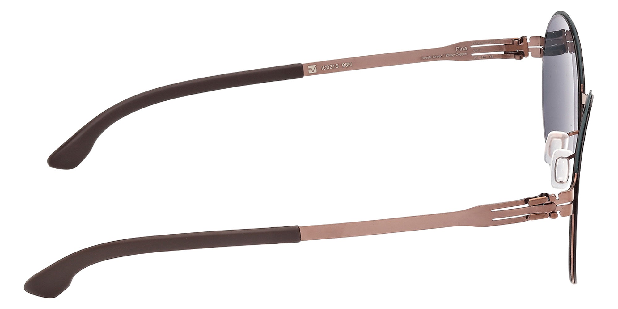 ic! berlin IC0215 98N 53 - Shiny Antiqued Pale Gold / Green 98N #id:ic021598n_s:106130