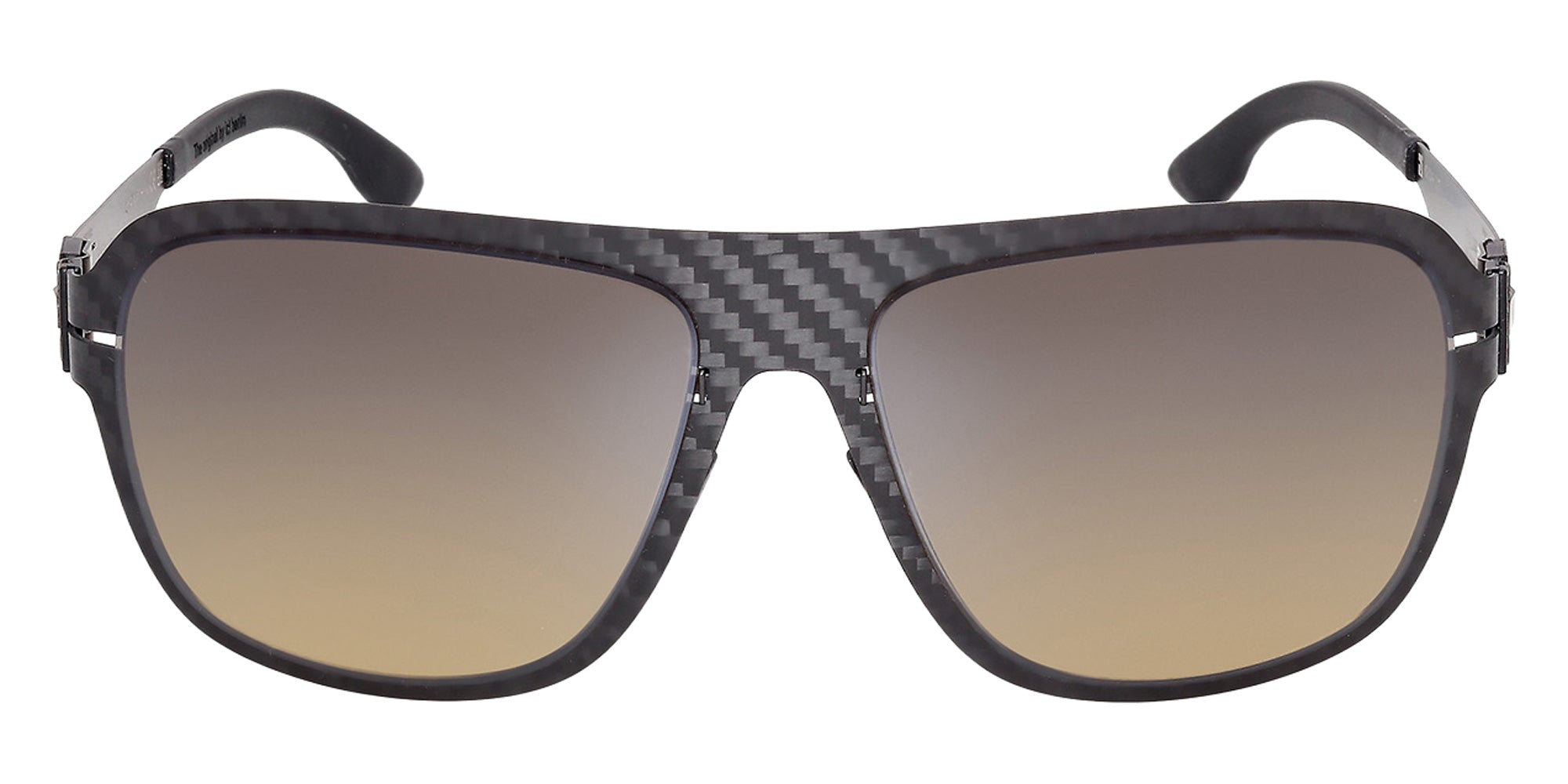 ic! berlin IC0216 02R 61 - Matte Black / Green Polarized 02R #id:ic021602r_s:104100
