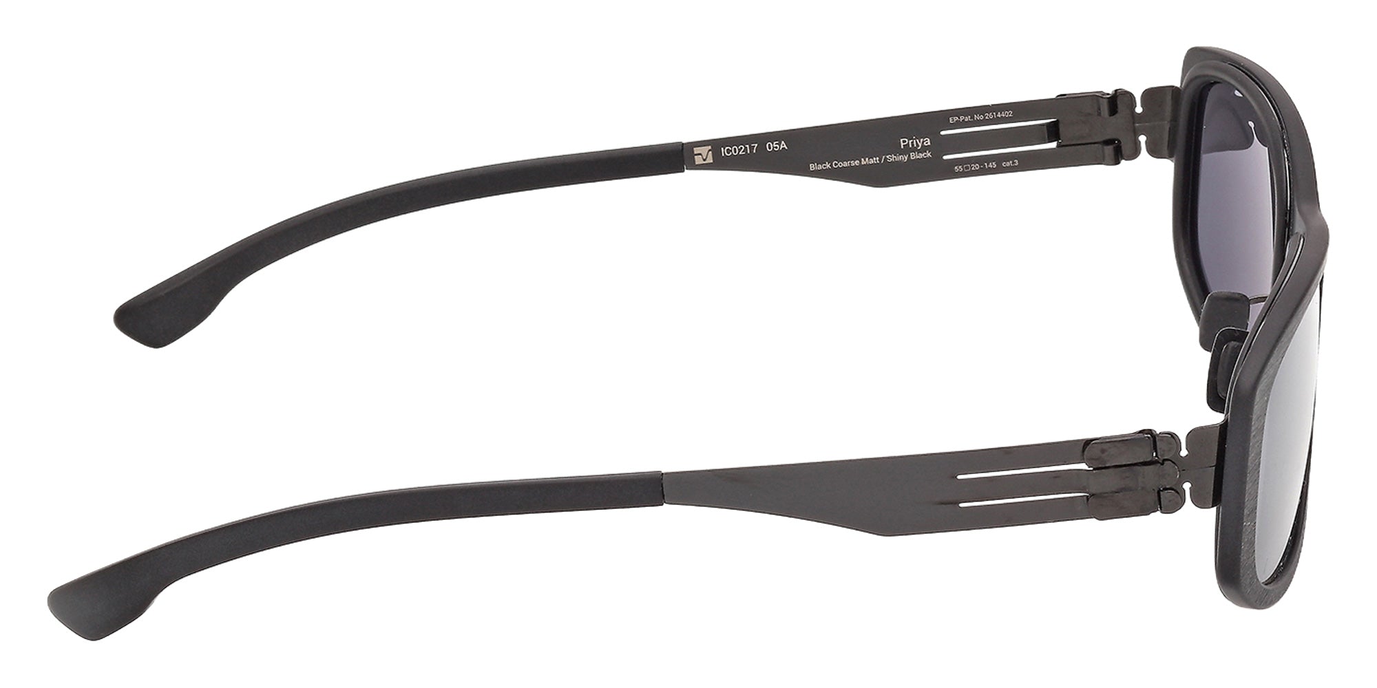 ic! berlin IC0217 05A 55 - Black/Monocolor / Smoke 05A #id:ic021705a_s:100130