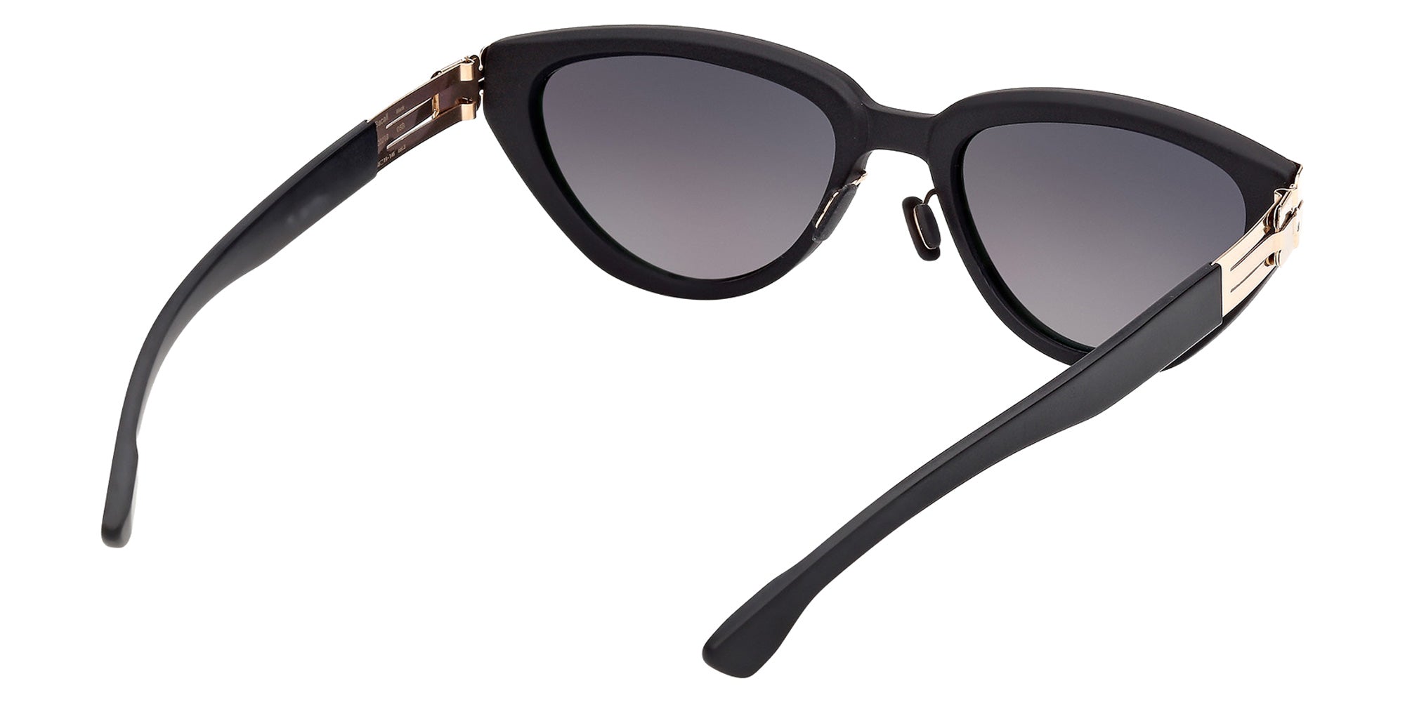 ic! berlin IC0218 05B 55 - Black/Monocolor / Gradient Smoke 05B #id:ic021805b_s:100125