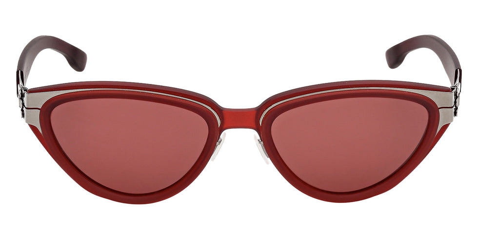 ic! berlin IC0218 20S 55 - Matte Antiqued Gunmetal / Bordeaux 20S #id:ic021820s_s:102100
