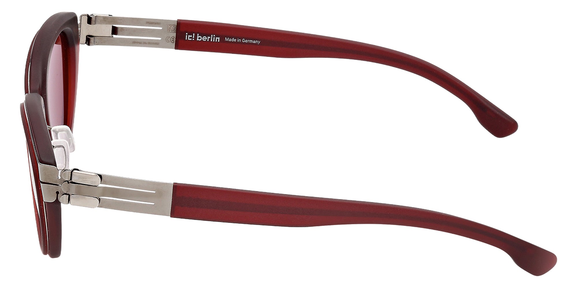 ic! berlin IC0218 20S 55 - Matte Antiqued Gunmetal / Bordeaux 20S #id:ic021820s_s:102110