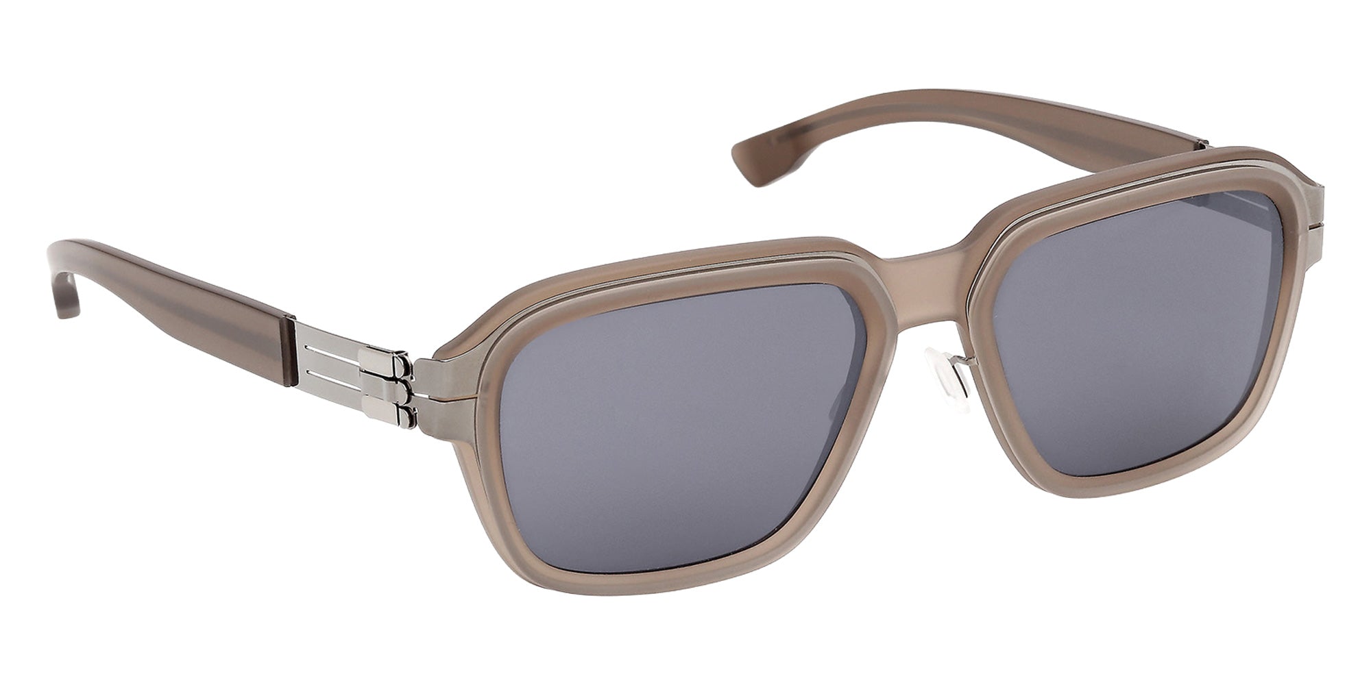 ic! berlin IC0219 20A 55 - Matte Antiqued Gunmetal / Smoke 20A #id:ic021920a_s:102135