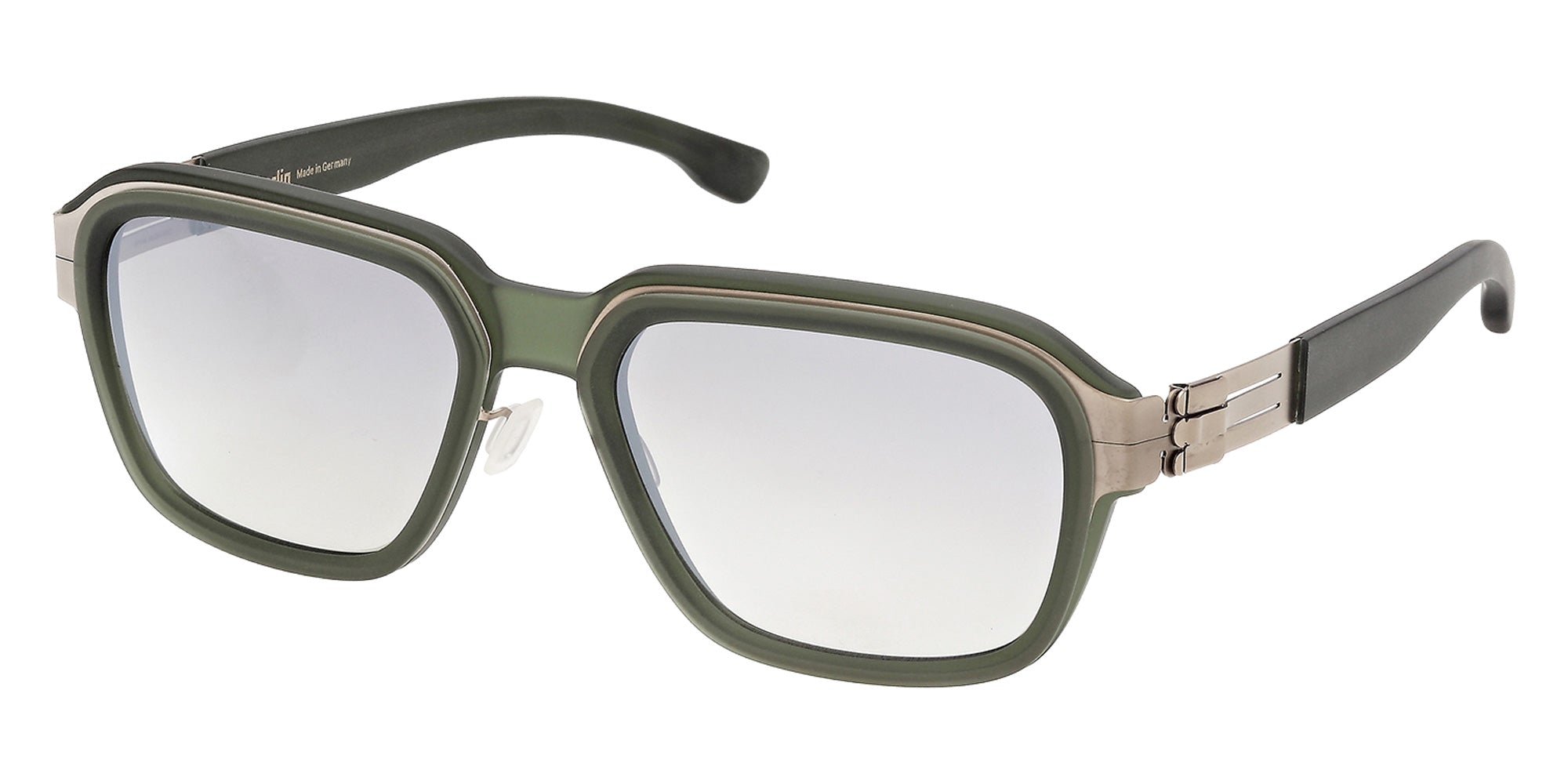 ic! berlin IC0219 35G 55 - Matte Sandblasted Light Ruthenium / Brown Mirrored 35G #id:ic021935g_s:104105