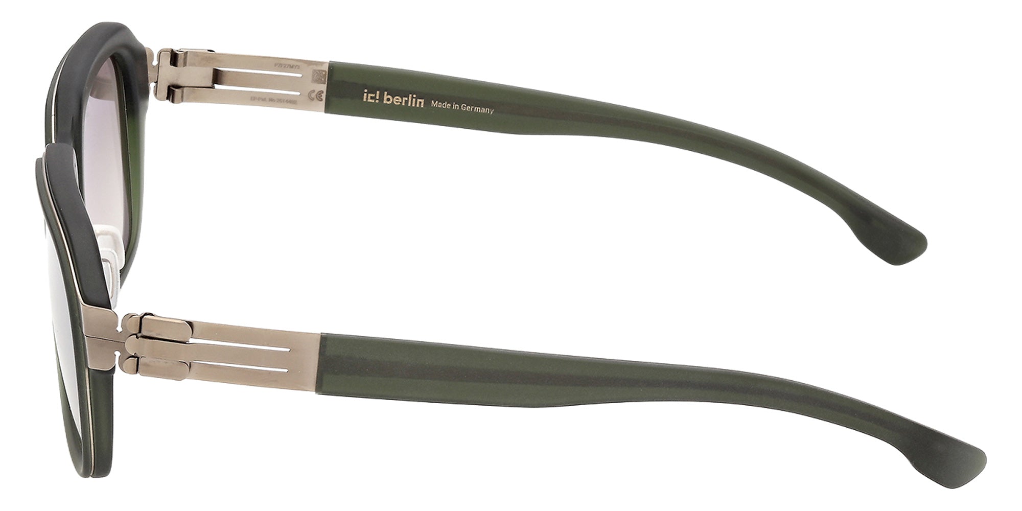 ic! berlin IC0219 35G 55 - Matte Sandblasted Light Ruthenium / Brown Mirrored 35G #id:ic021935g_s:104110