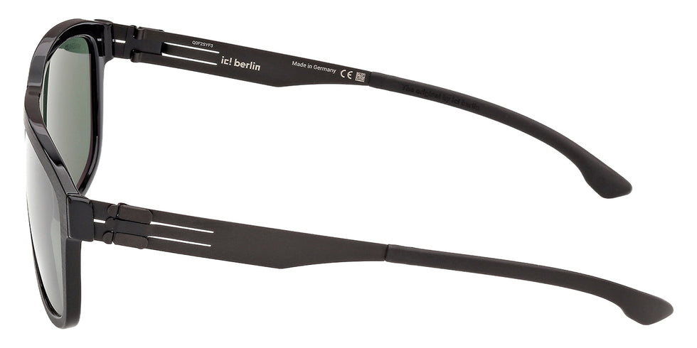 ic! berlin IC0220 GAMMA 05R 62 - Black/Monocolor / Green Polarized #id:ic022005r_s:100110