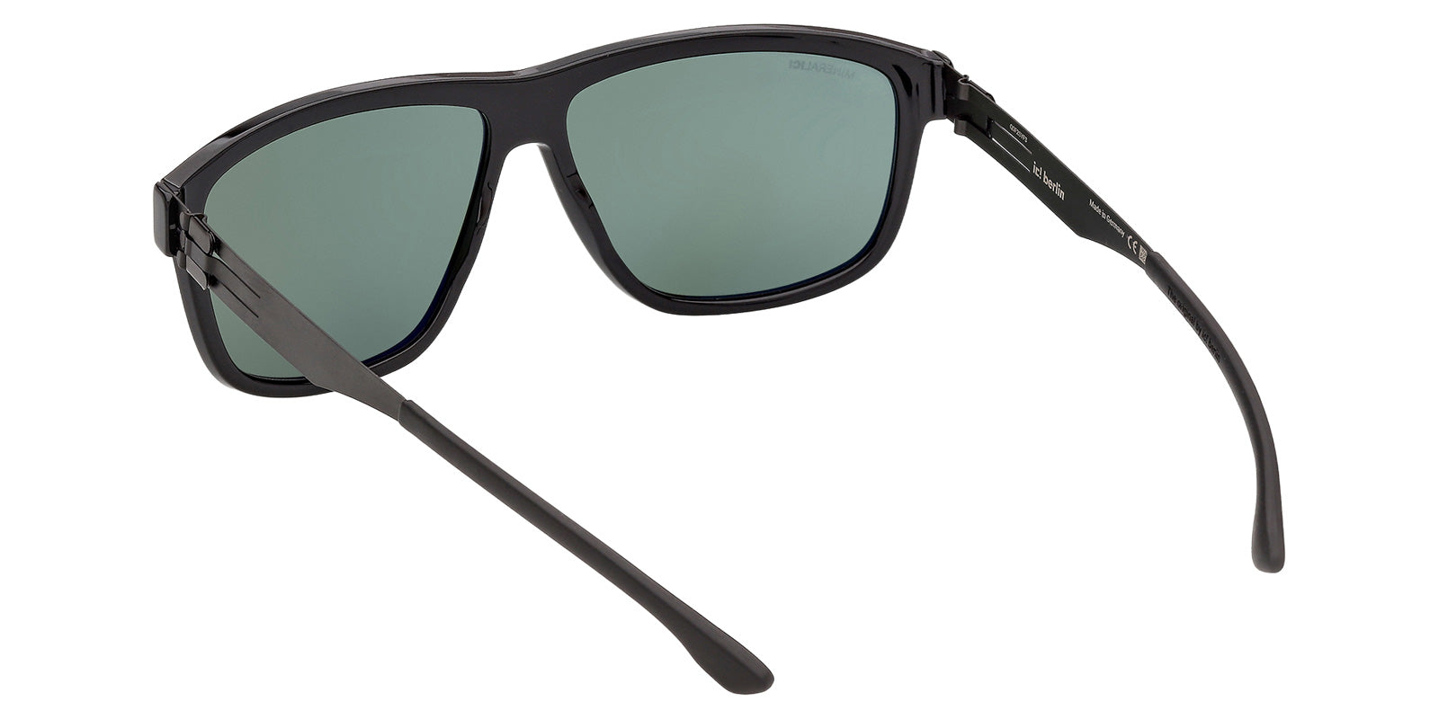 ic! berlin IC0220 GAMMA 05R 62 - Black/Monocolor / Green Polarized #id:ic022005r_s:100115