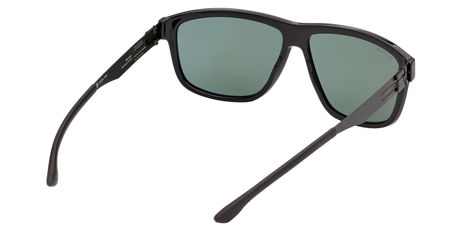 ic! berlin IC0220 GAMMA 05R 62 - Black/Monocolor / Green Polarized #id:ic022005r_s:100125