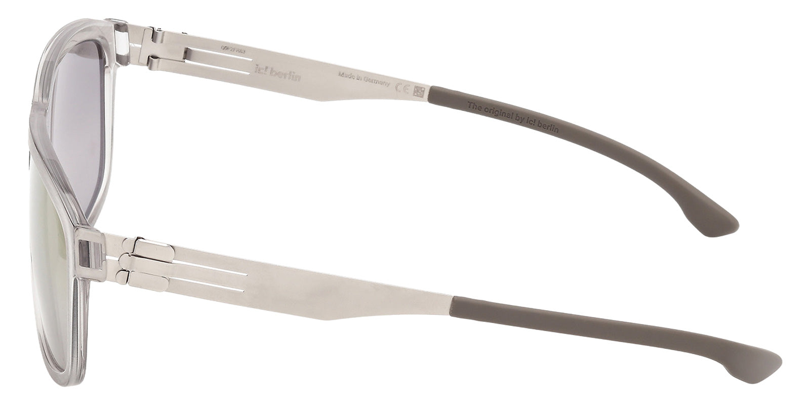 ic! berlin IC0220 GAMMA 20C 62 - Matte Antiqued Gunmetal / Smoke Mirrored #id:ic022020c_s:102110