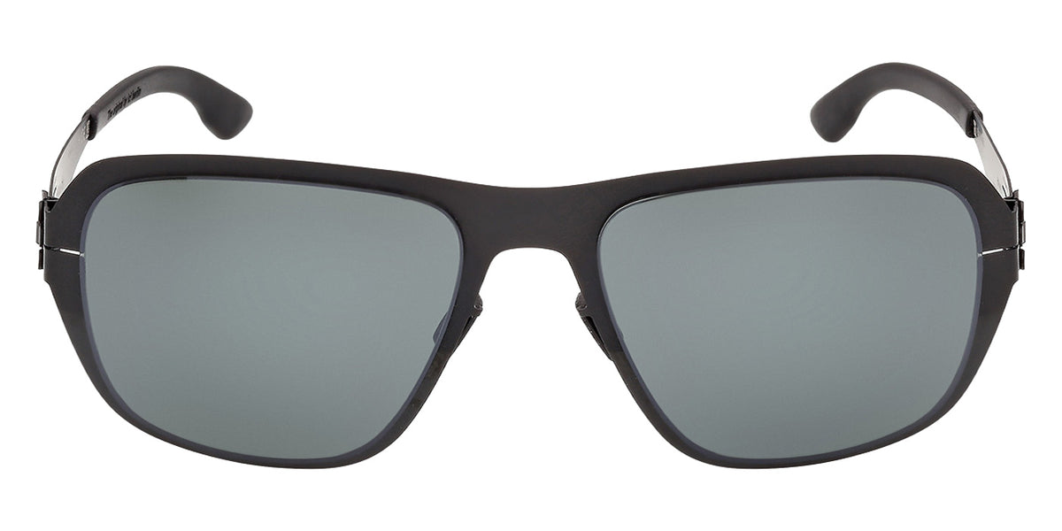ic! berlin IC0230 BENCE 05R 57 - Black/Monocolor / Green Polarized #id:ic023005r_s:100100