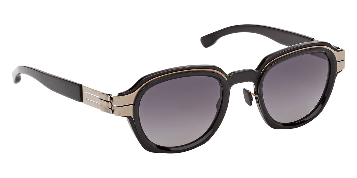 ic! berlin IC0231 LESLIE 05B 49 - Black/Monocolor / Gradient Smoke #id:ic023105b_s:100135