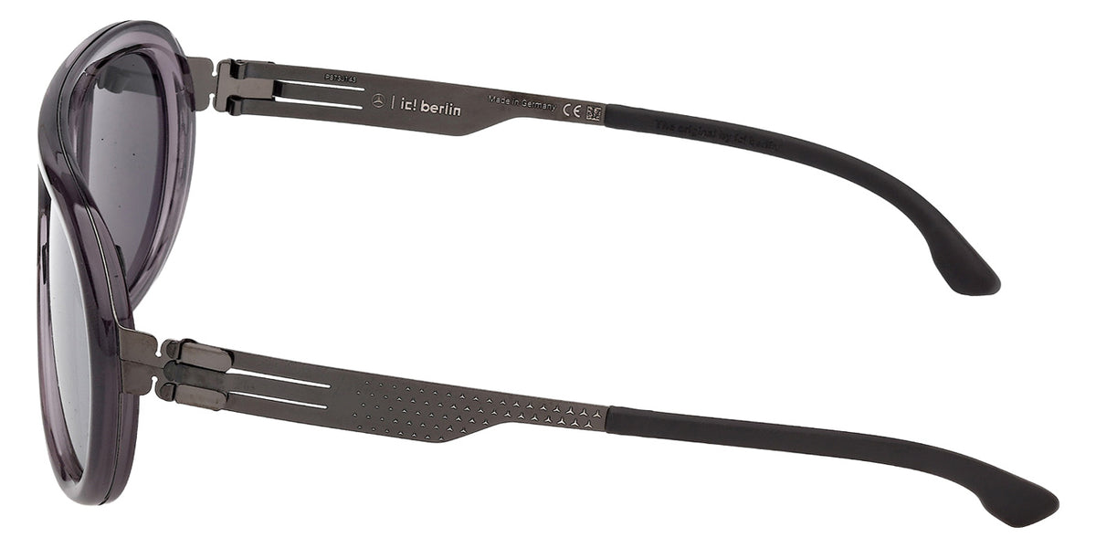 ic! berlin IM0015 MB 27 05D 59 - Black/Monocolor / Smoke Polarized #id:im001505d_s:100110