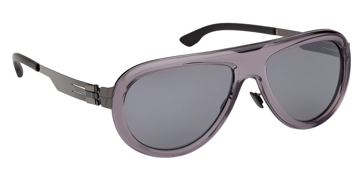 ic! berlin IM0015 MB 27 05D 59 - Black/Monocolor / Smoke Polarized #id:im001505d_s:100135