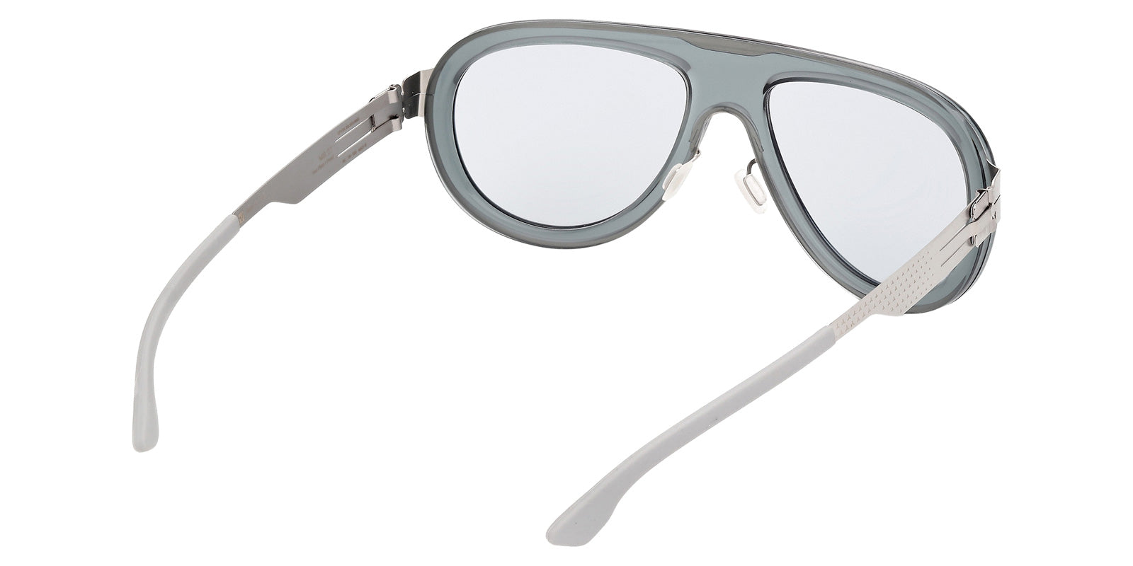 ic! berlin IM0015 MB 27 15A 59 - Shiny Satin Gunmetal / Smoke #id:im001515a_s:100125