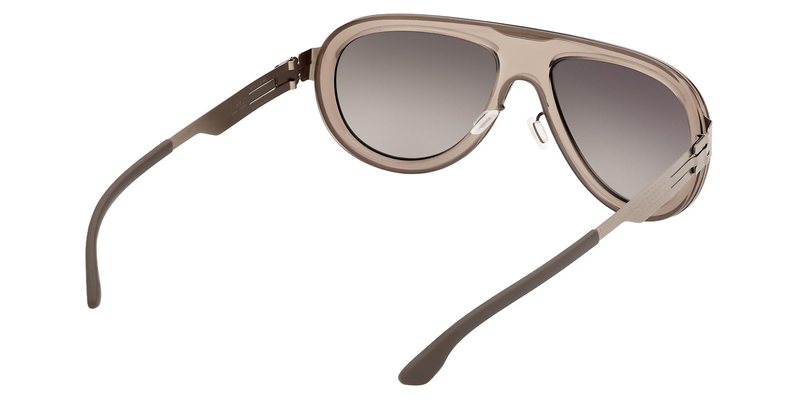 ic! berlin IM0015 MB 27 35B 59 - Matte Sandblasted Light Ruthenium / Gradient Smoke #id:im001535b_s:102125