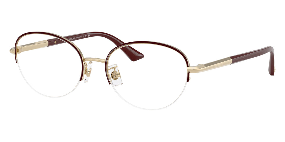 Jimmy Choo JC2014D 3025 51 - Pale Gold/Cranberry #id:jc2014d3025_s:102105