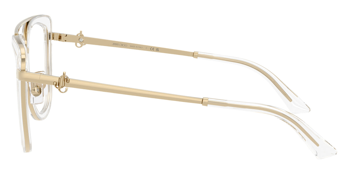 Jimmy Choo JC2024B 3027 52 - Pale Gold/Transparent Crystal #id:jc2024b3027_s:106110