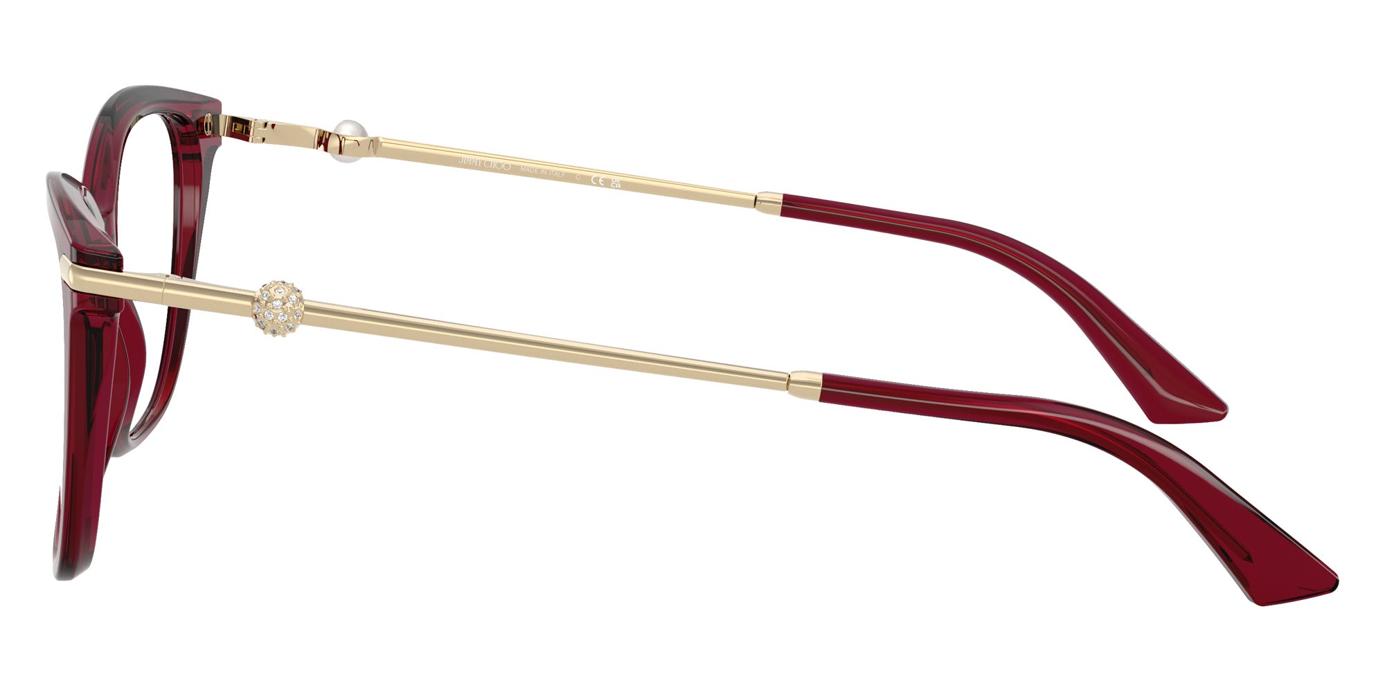 Jimmy Choo JC3007HB 5062 52 - Transparent Red #id:jc3007hb5062_s:102110