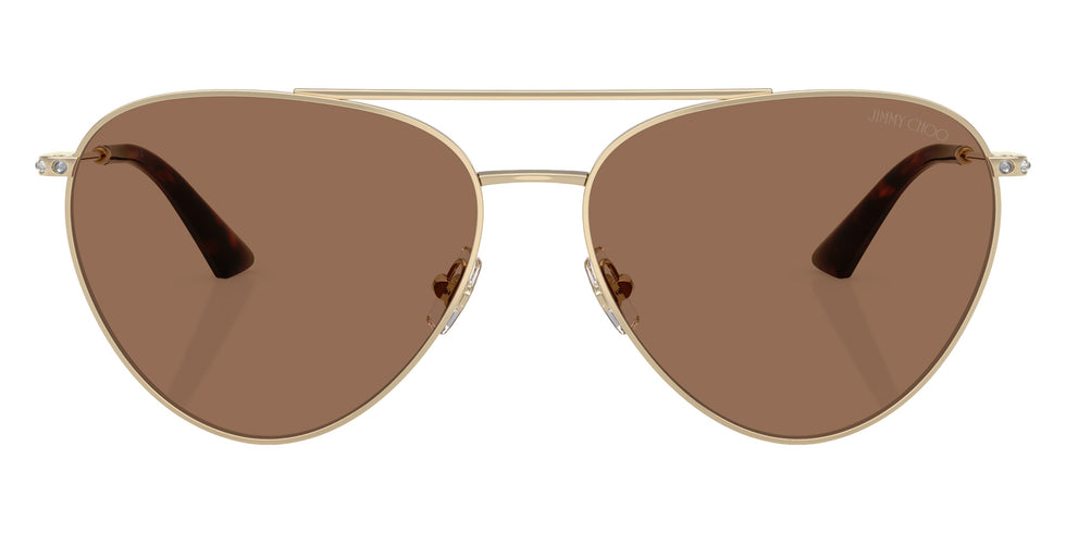 Jimmy Choo JC4002B 301773 60 - Pale Gold / Dark Brown #id:jc4002b301773_s:102100