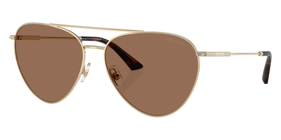 Jimmy Choo JC4002B 301773 60 - Pale Gold / Dark Brown #id:jc4002b301773_s:102105