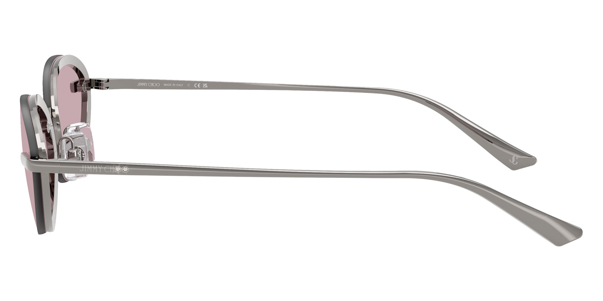 Jimmy Choo JC4020B 3004AK 59 - Gunmetal / Violet Mirrored Flash Silver #id:jc4020b3004ak_s:102110