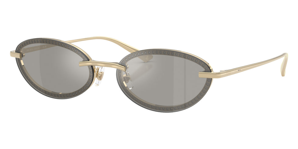 Jimmy Choo JC4020B 30066G 59 - Pale Gold / Light Gray Mirrored Silver #id:jc4020b30066g_s:104105