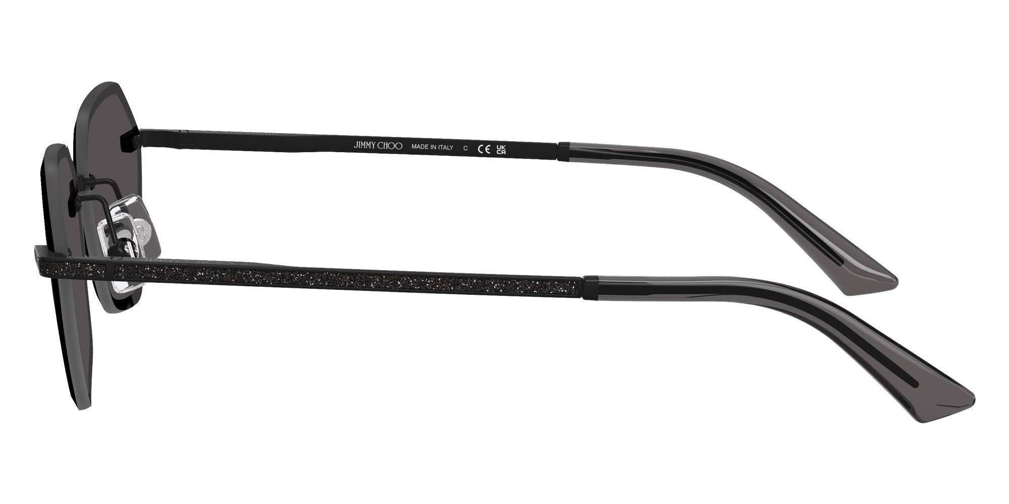 Jimmy Choo JC4022J 300187 58 - Matte Black / Dark Gray #id:jc4022j300187_s:100110