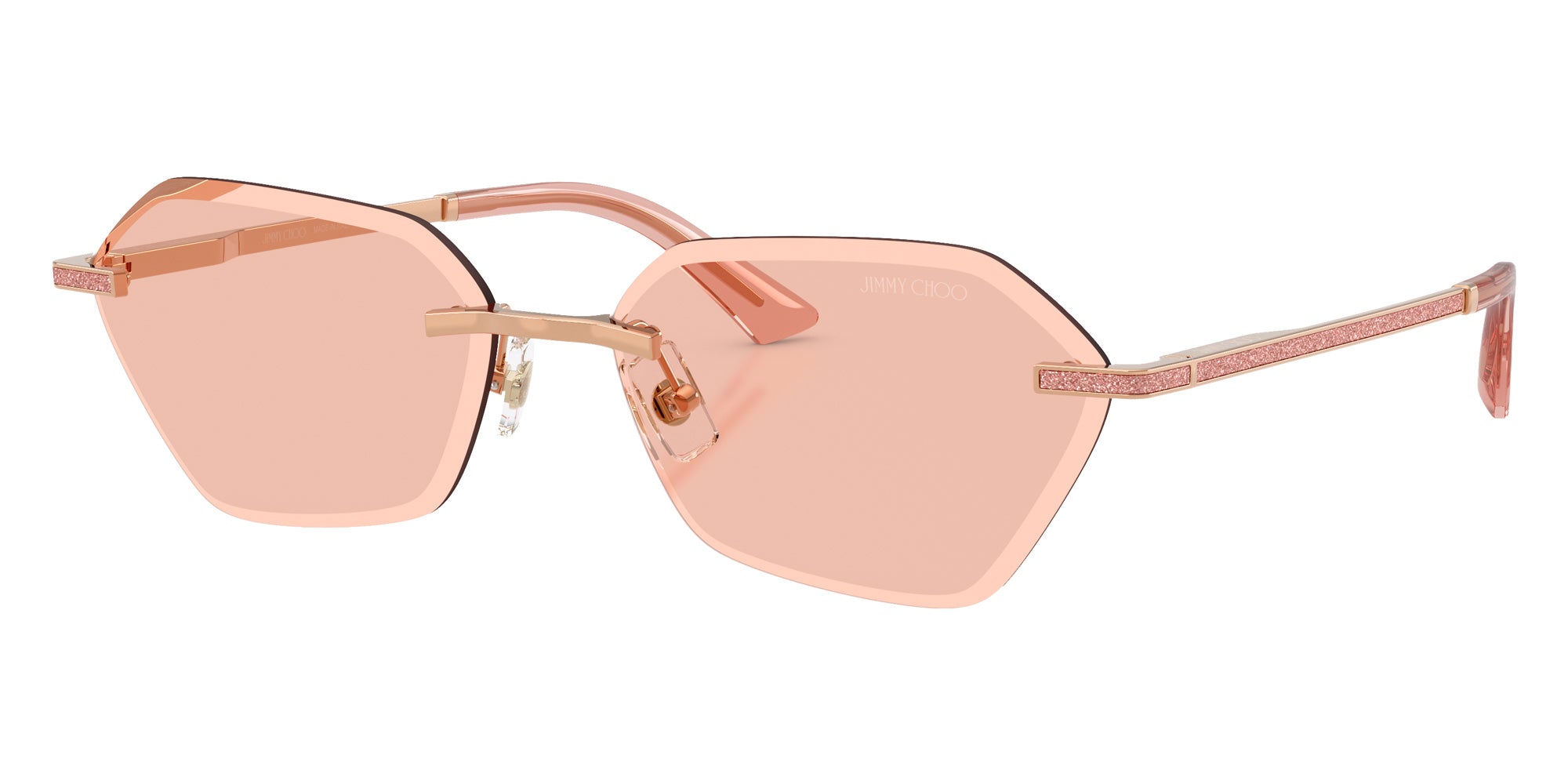 Jimmy Choo JC4022J 300884 58 - Rose Gold / Dark Pink #id:jc4022j300884_s:106105