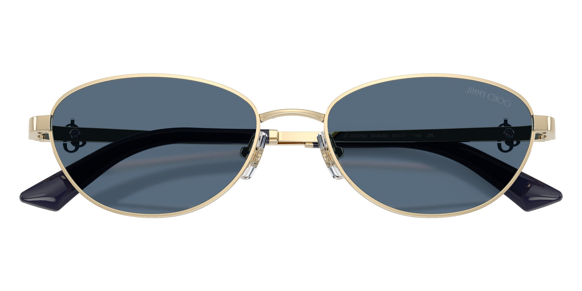 Jimmy Choo JC4032BD 300680 53 - Pale Gold / Dark Blue #id:jc4032bd300680_s:102120