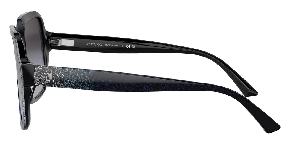 Jimmy Choo JC5005F 50418G 55 - Black Gradient Glitter / Gradient Gray #id:jc5005f50418g_s:100110