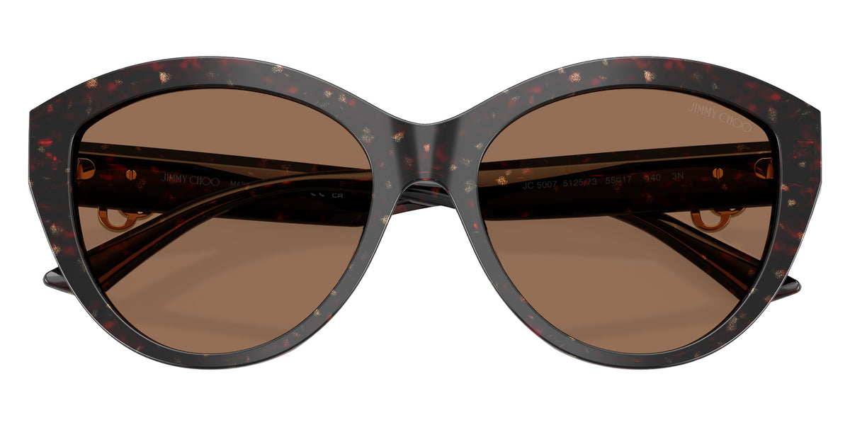 Jimmy Choo JC5007 512573 55 - Dark Havana Glitter / Dark Brown #id:jc5007512573_s:100120