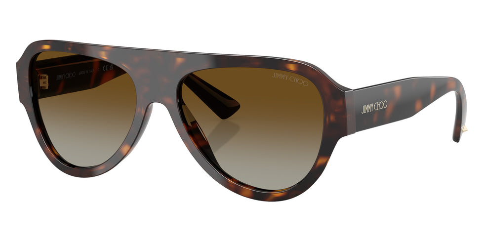 Jimmy Choo JC5027 5002T5 55 - Havana / Polarized Gradient Brown #id:jc50275002t5_s:100105