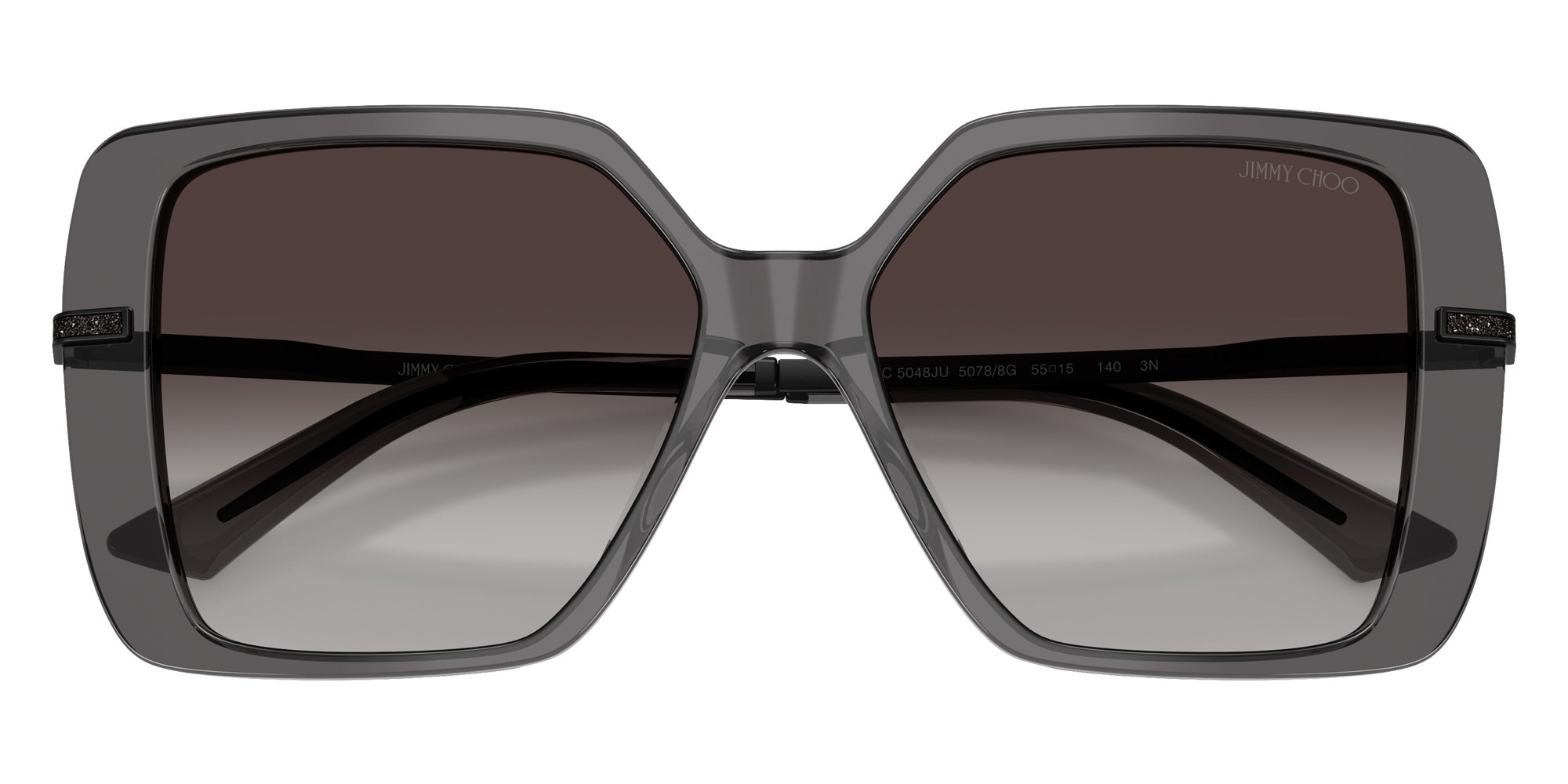 Jimmy Choo JC5048JU 50788G 55 - Transparent Black / Gradient Gray #id:jc5048ju50788g_s:106120