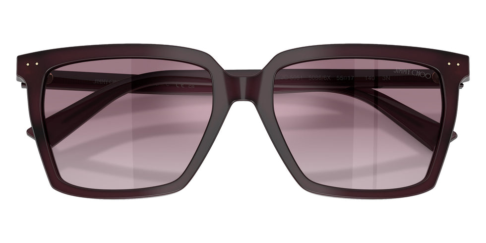Jimmy Choo JC5051 50866X 55 - Opaline Prune / Gradient Violet Mirrored Silver #id:jc505150866x_s:100120
