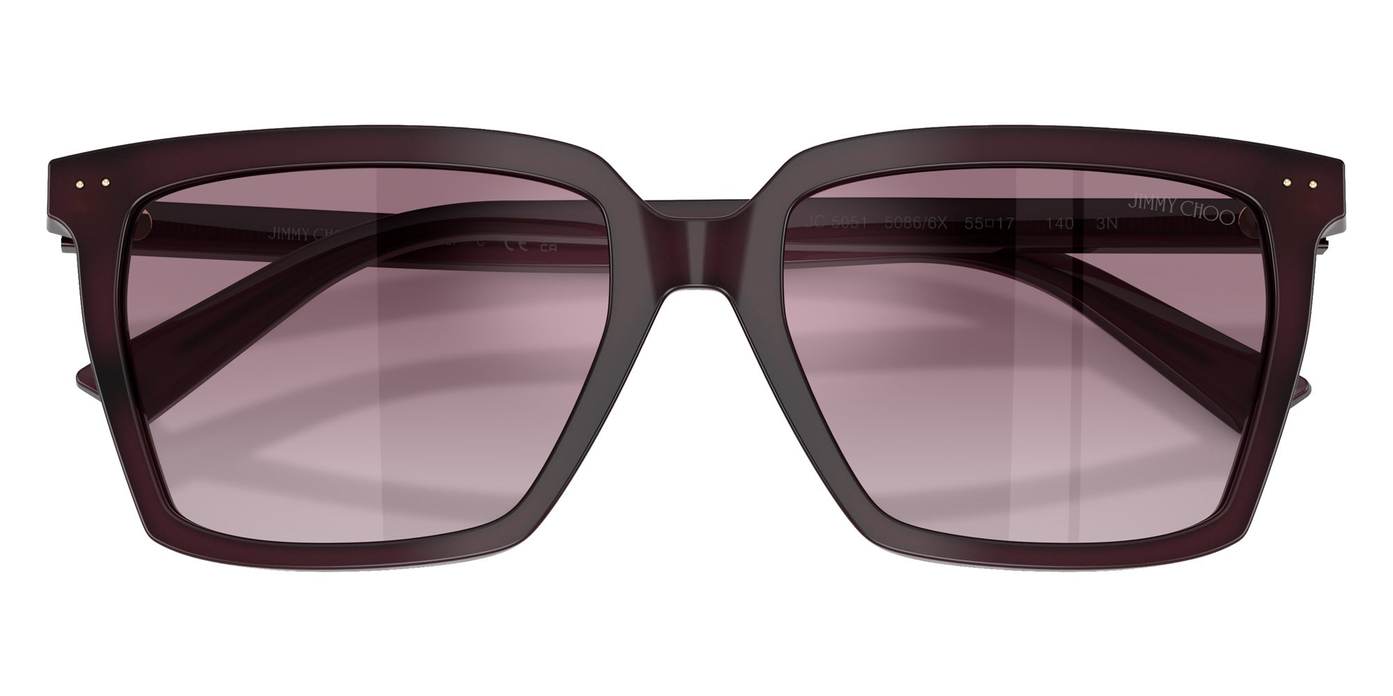 Jimmy Choo JC5051 50866X 55 - Opaline Prune / Gradient Violet Mirrored Silver #id:jc505150866x_s:100120