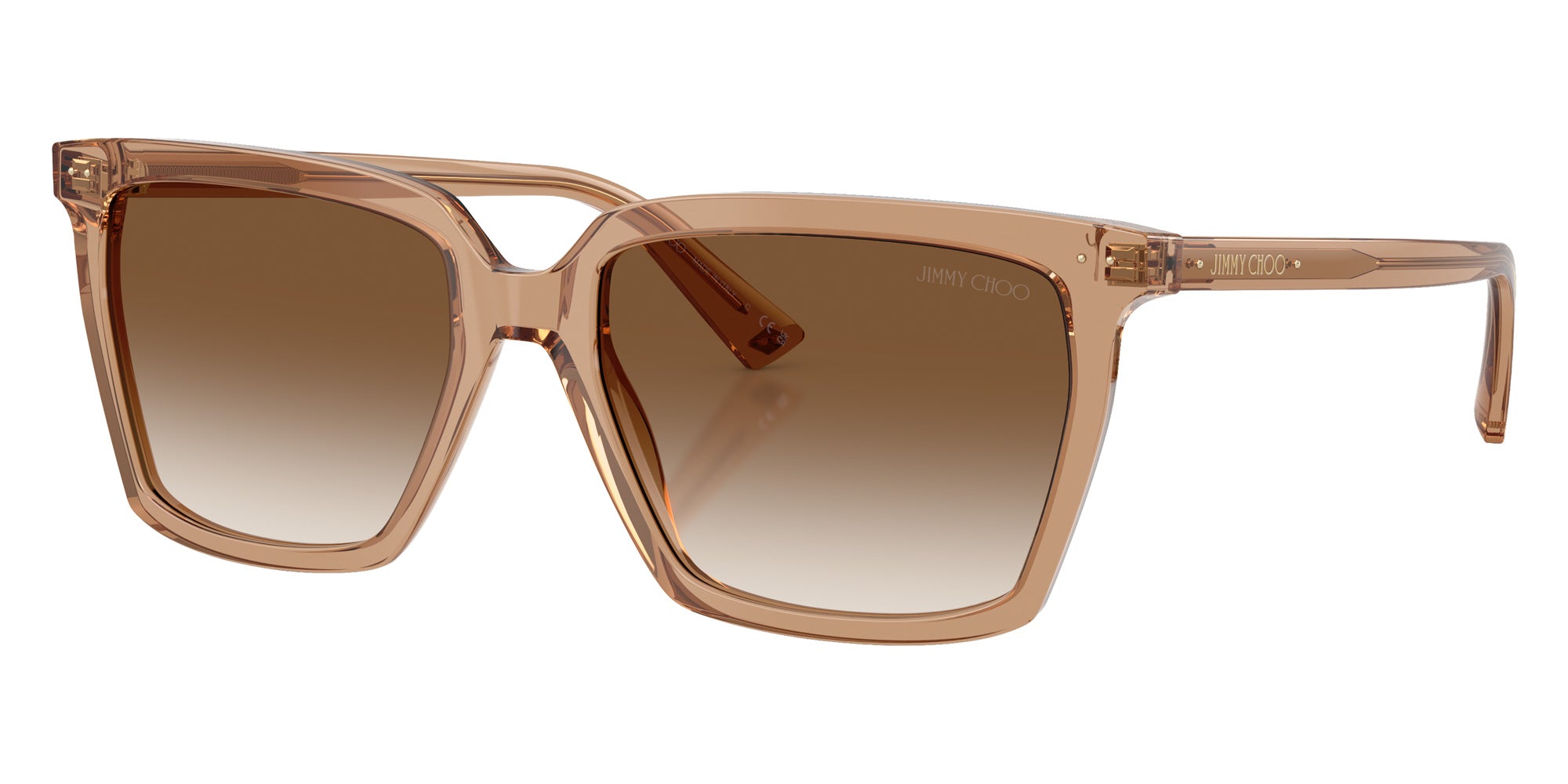 Jimmy Choo JC5051F 507613 55 - Transparent Tan / Brown Gradient #id:jc5051f507613_s:100105