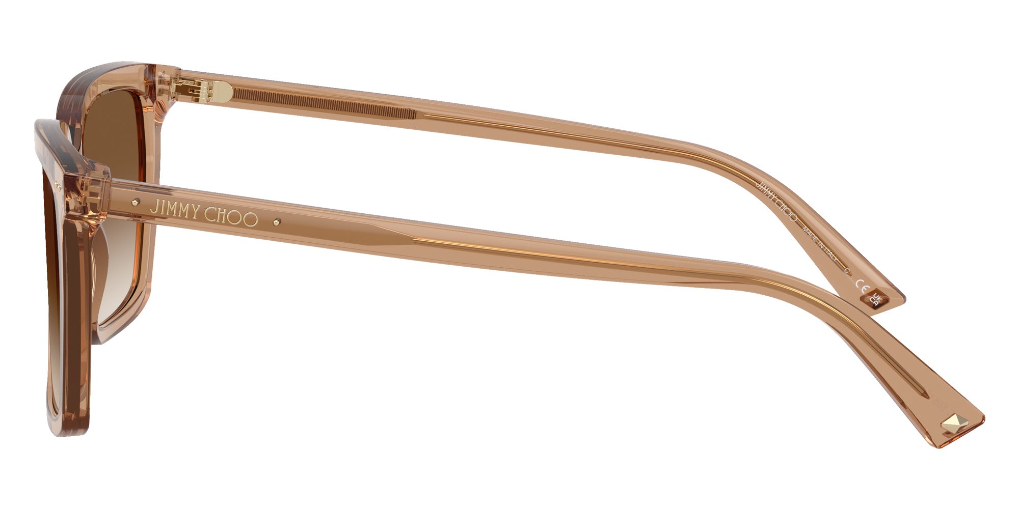 Jimmy Choo JC5051F 507613 55 - Transparent Tan / Brown Gradient #id:jc5051f507613_s:100110