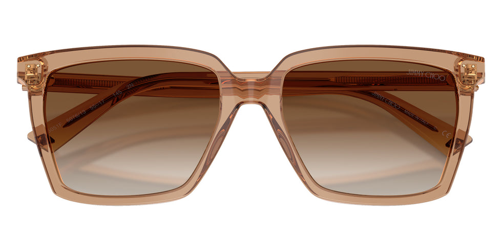 Jimmy Choo JC5051F 507613 55 - Transparent Tan / Brown Gradient #id:jc5051f507613_s:100120